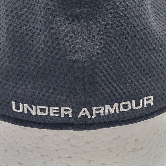 Under Armour Blitzing II Mens Womens Large XL Hat Stretch Fit Cap Black HeatGear - Picture 7 of 10